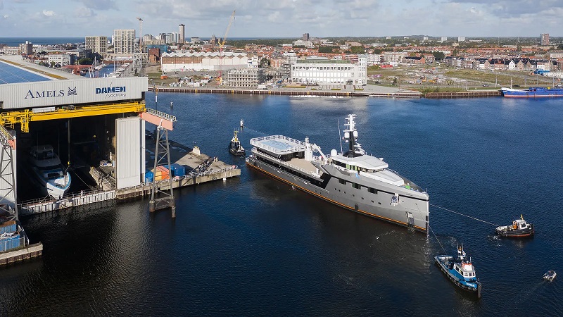 Damen Yachting launches 75m custom support vessel