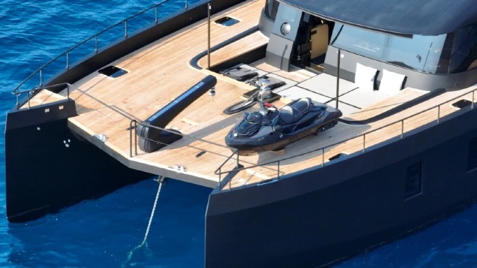 This Matte-Black, Solar-Powered Catamaran Is Designed to Soak Up Sunlight—and Convert It to Energy