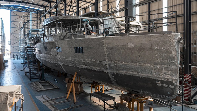 Naval Yachts XPM 85 Takes Shape