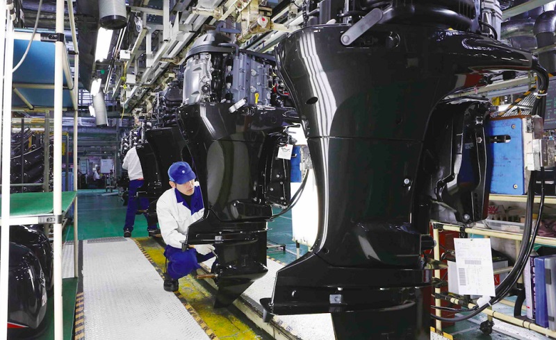 Suzuki produces four million outboard motors