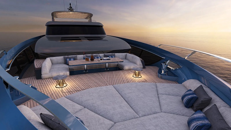 34m Van der Valk motor yacht Blue Jeans delivered