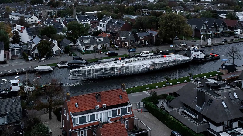 Hull of 54m Argo 54 launched in the Netherlands