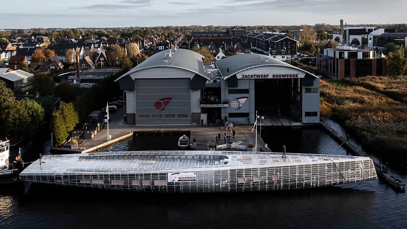 Hull of 54m Argo 54 launched in the Netherlands