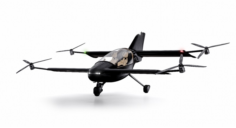 British company aims to attract superyacht owners with flying car concept