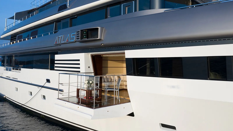 54m Codecasa motor yacht Atlas listed for sale