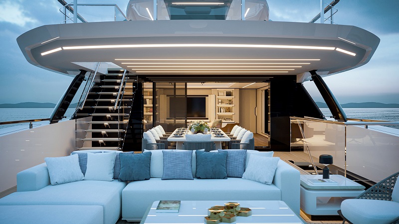 Seventh Dom 133 Hull Sold by Baglietto