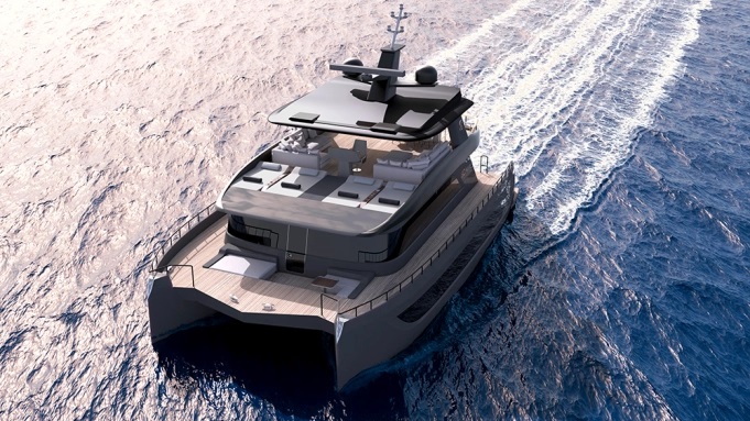 This New 60-Foot Catamaran Comes With a ‘Hi-Lo’ Platform for Launching Tenders