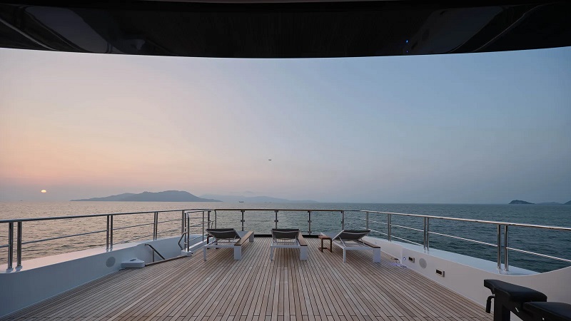 Newly delivered 42m Heysea Song of Songs for sale