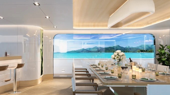 This Future-Proof 253-Foot Superyacht Concept Was Made to Run on Diesel, Hydrogen or Biofuels