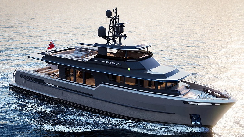Vripack reveals 30m tri-deck explorer concept Defender