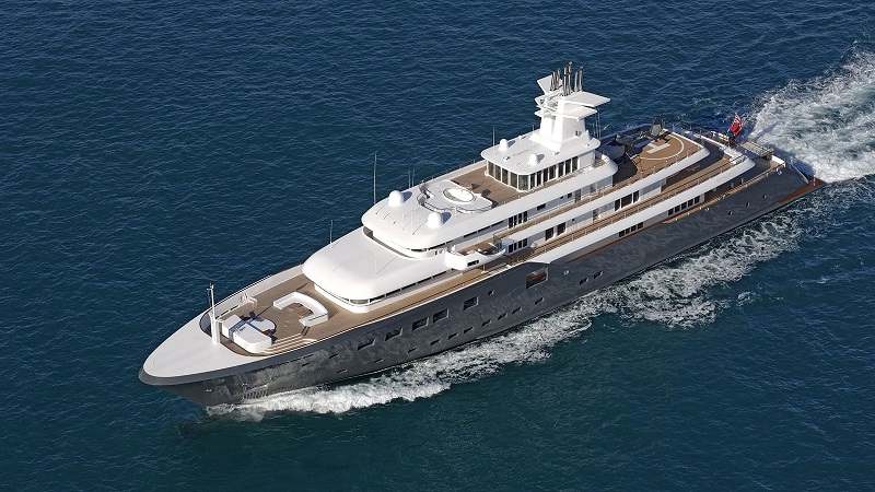 90m Lürssen superyacht Ice for sale