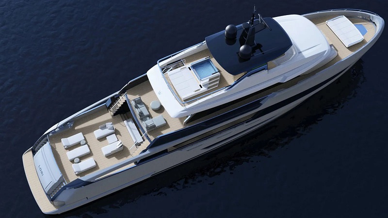 40m Doge 400 GT in-build motor yacht for sale