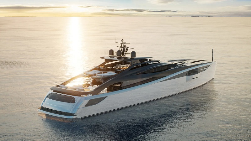 Rossinavi unveils Project Infinity 42 BluE hybrid-electric concept