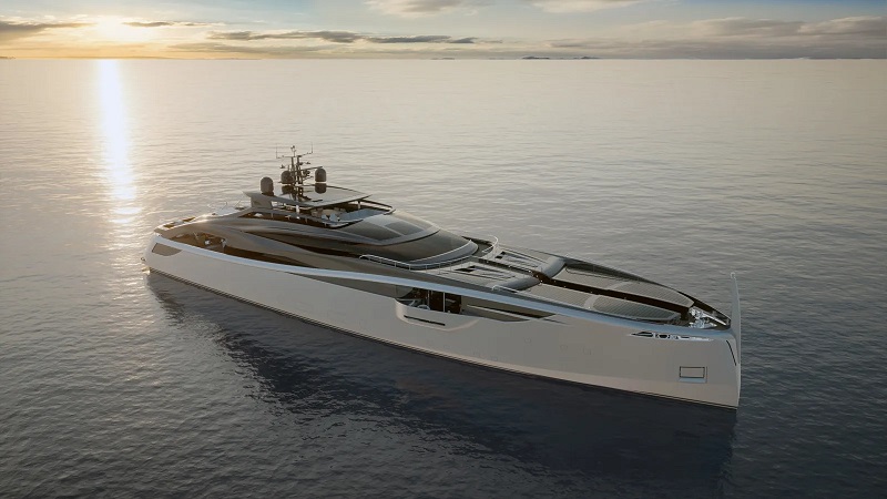 Rossinavi unveils Project Infinity 42 BluE hybrid-electric concept