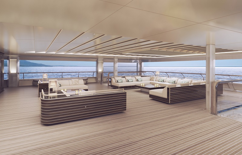 Interior of New 72m Megayacht Revealed by TISG and Giorgio Armani