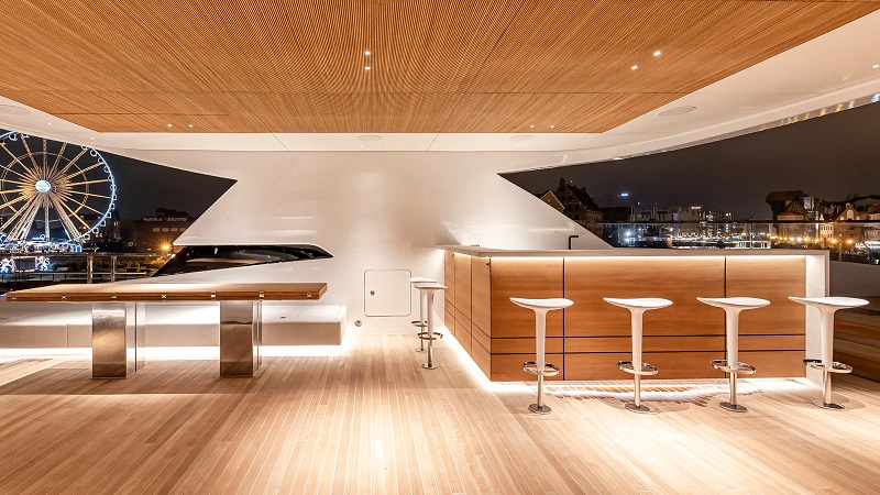 First look inside Poland's largest superyacht Ace