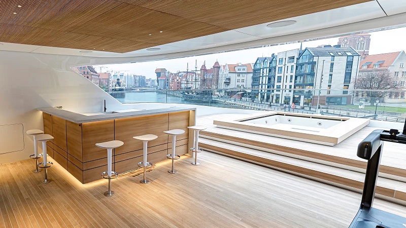 First look inside Poland's largest superyacht Ace