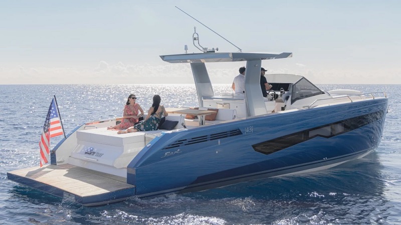 This New 43-Foot Italian Cruiser Blends Stylish Looks With Beastly Speed