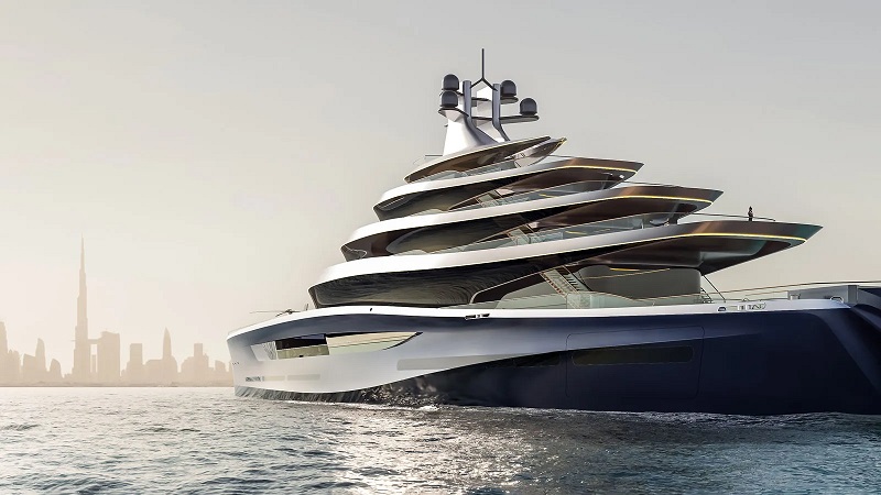Oceanco presents 131m Aeolus concept in Dubai