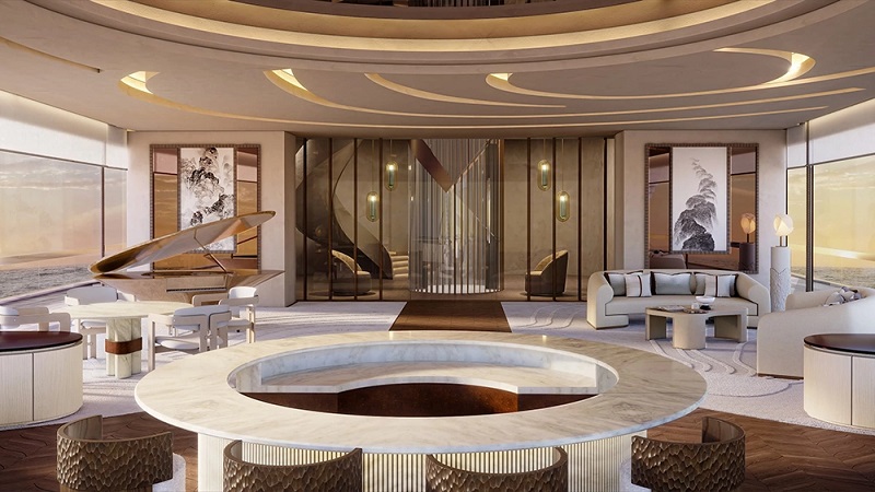 Oceanco’s New 430-Foot Gigayacht Looks Like an Aerodynamic Sculpture for the Water