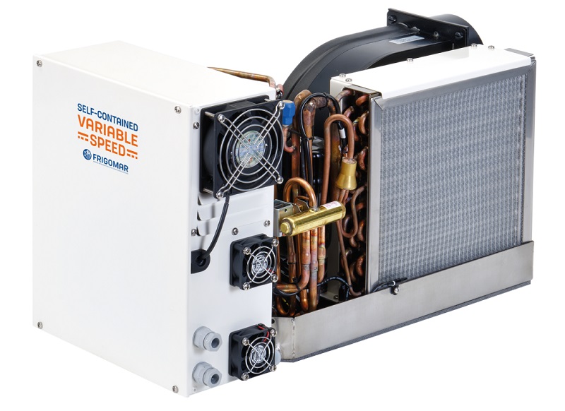 Frigomar self-contained unit 24V/48V DC with variable speed