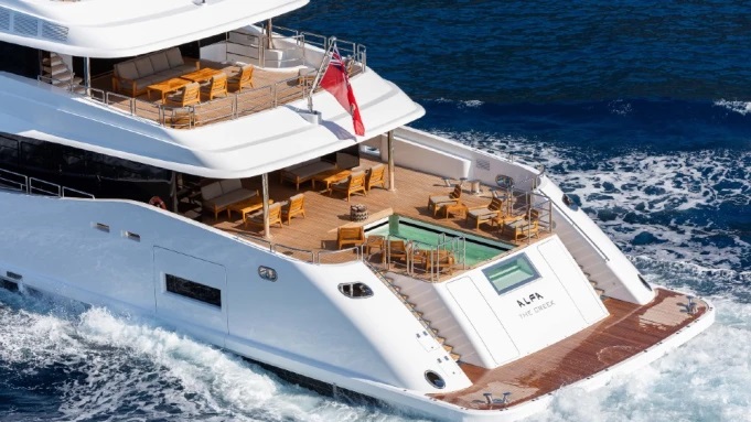 Boat of the Week: The Infinity Pool on This 229-Foot Superyacht Turns Into a Dance Floor at the Touch of a Button
