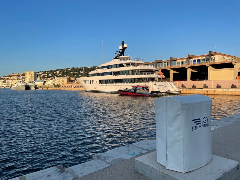 A completely different type of marina