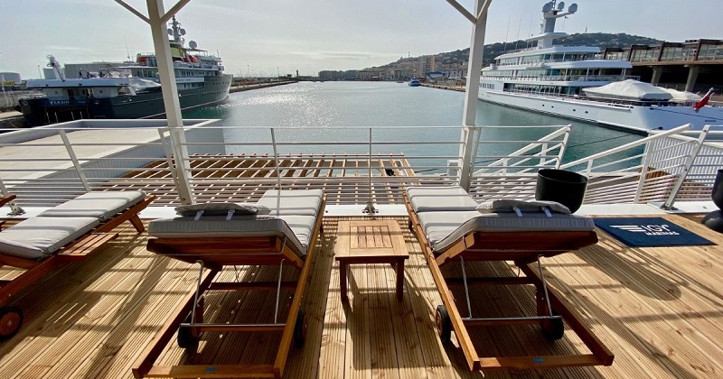 A completely different type of marina