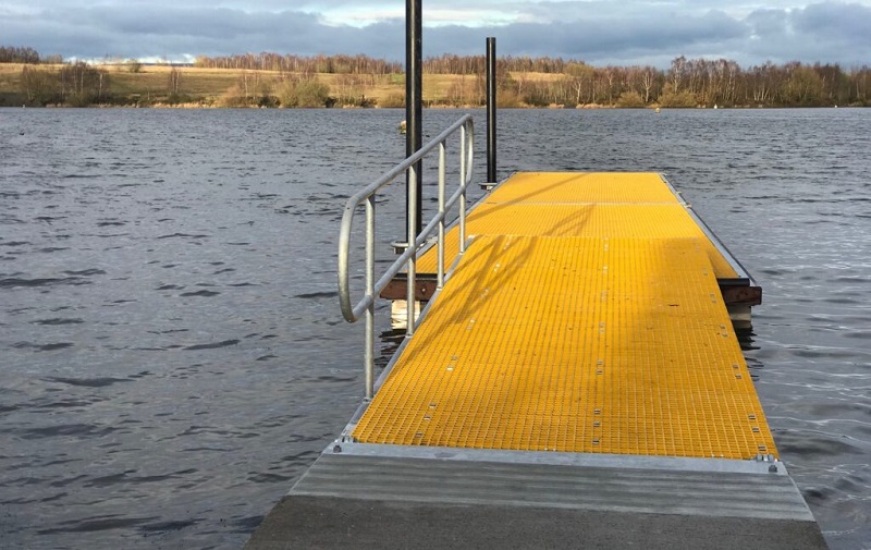 Rowing and watersports pontoons
