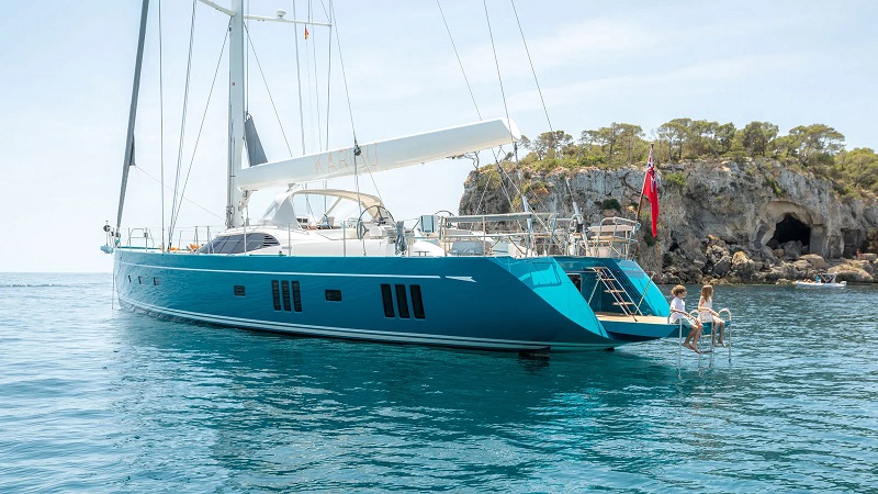 Oyster 885 sailing yacht Karibu yacht for sale