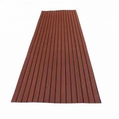 Melors Anti UV Non Slip PE/EVA Faux Teak Boat Accessories For Marine Flooring