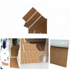 Melors Waterproof Non Skid EVA Foam Faux Teak Marine Boat Flooring