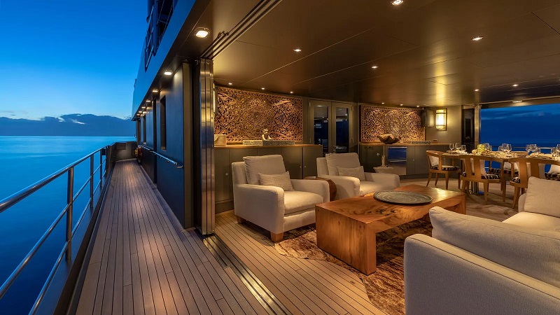 50m converted naval ship Plan B joins the market