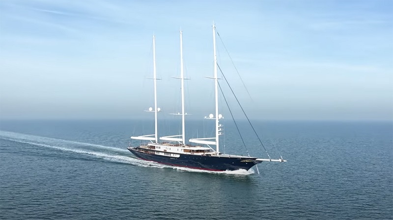 Jeff Bezos’s New 417-Foot Superyacht Is Now Undergoing Sea Trials