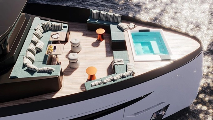 This Elegant New 135-Foot Explorer Yacht Has a Pool at Both Ends