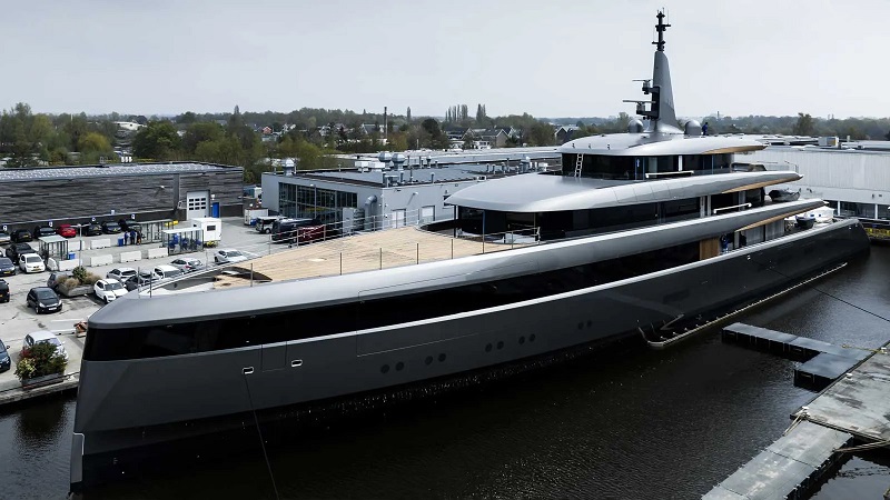 Feadship launches 84m Project 710 with biofuel generators