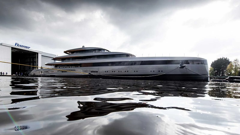 Feadship launches 84m Project 710 with biofuel generators