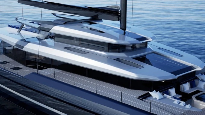 This New 115-Foot Sailing Catamaran Adds a Dose of Superyacht Luxury to Multihull Cruising
