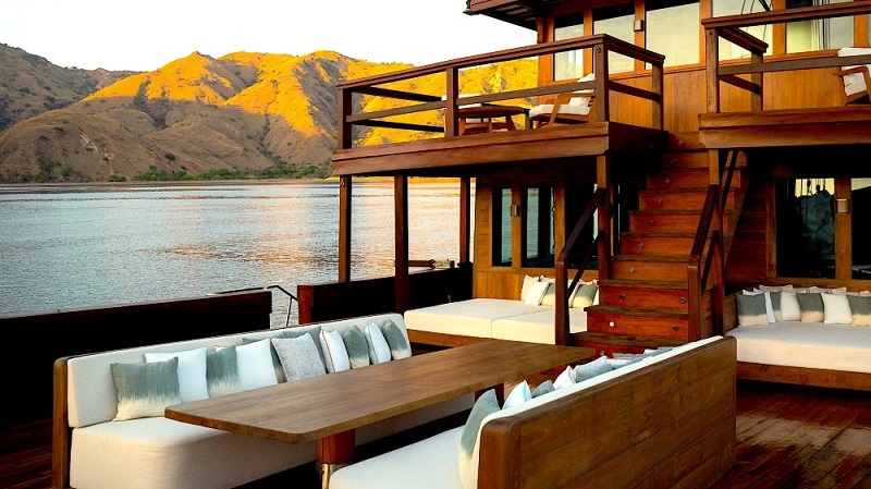 Boat of the Week: This 164-Foot Sailing Yacht Blends Traditional Indonesian Design With Modern Decor