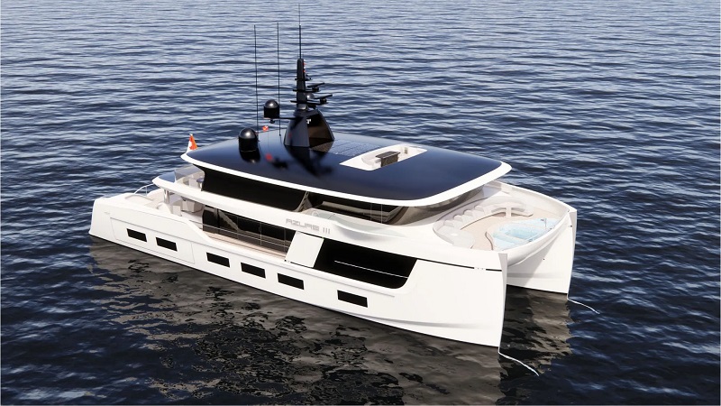 Granocean presents renderings of new flagship power catamaran X32