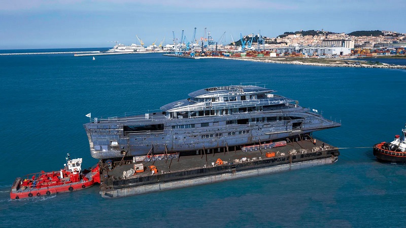 67m CRN Project Maranello takes shape in Ancona 67m CRN Project Maranello takes shape in Ancona