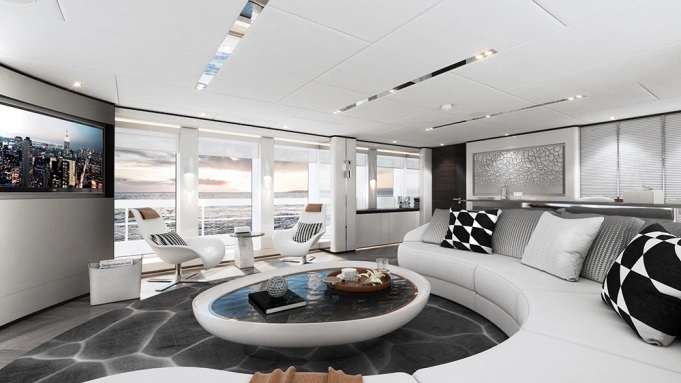 This New 164-Foot Superyacht Has a Sun Deck Better Than Your Favorite Beach Club