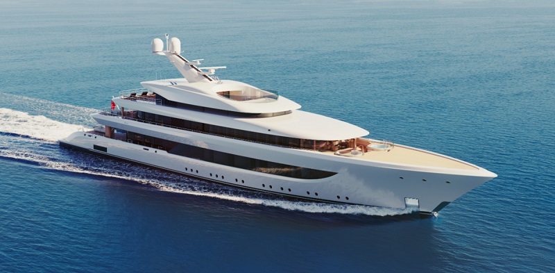 New build 72m Feadship for sale