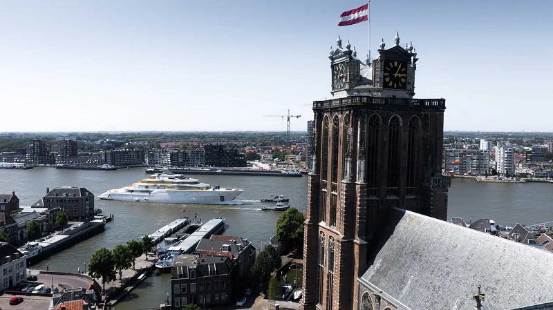 111m Project Y722 Oceanco prepares to begin outfitting