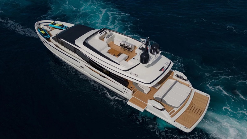 This Sleek New 99-Foot Yacht Is Like a Convertible Supercar for the High Seas