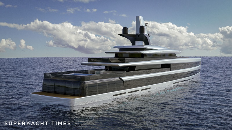Daroca Design and Lateral Naval Architects unveil new 83m yacht concept Mirage