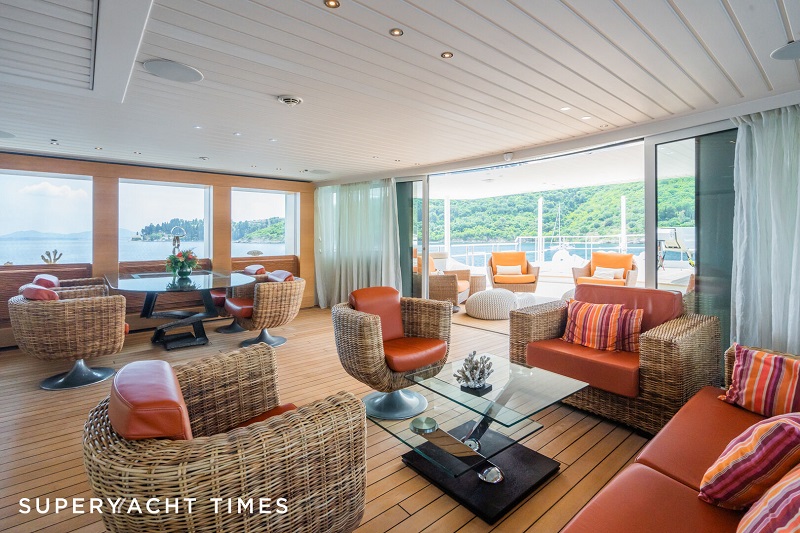 Onboard 42m serene Moonen superyacht Serenity