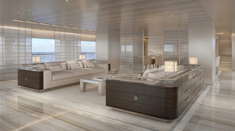 Inside Giorgio Armani’s New Rule-Breaking 236-Foot Superyacht