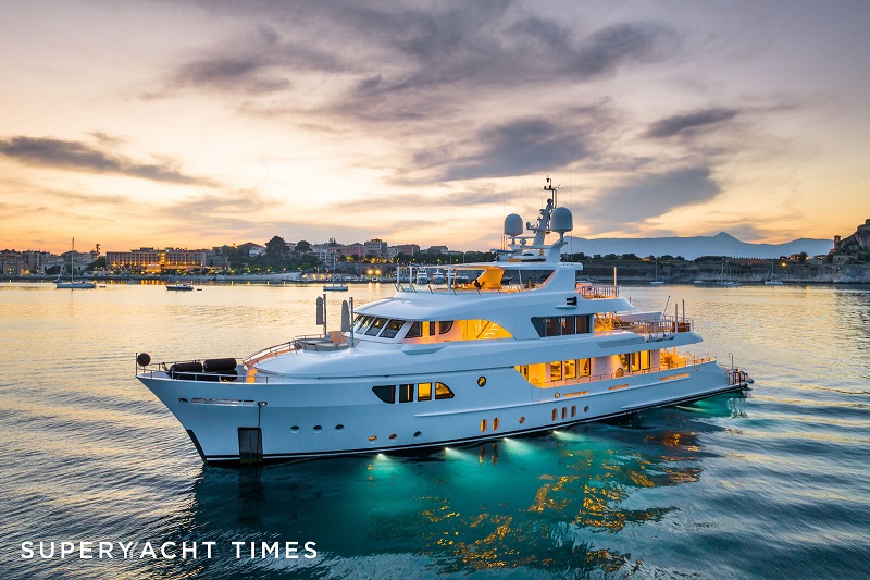 Onboard 42m serene Moonen superyacht Serenity