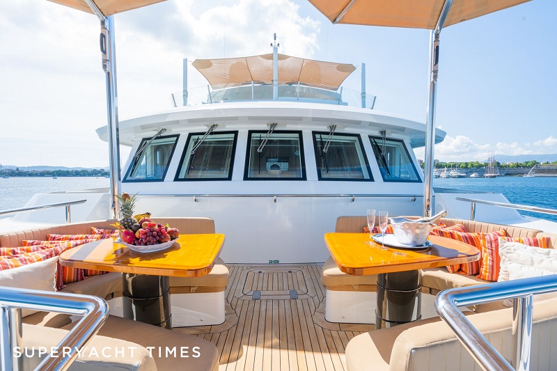 Onboard 42m serene Moonen superyacht Serenity